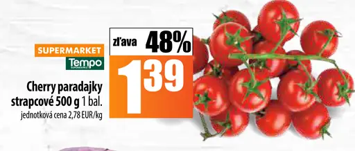 Paradajky cherry strapcové