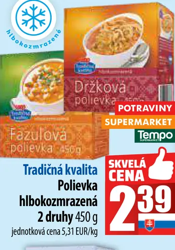 Tradičná kvalita Polievka mrazená