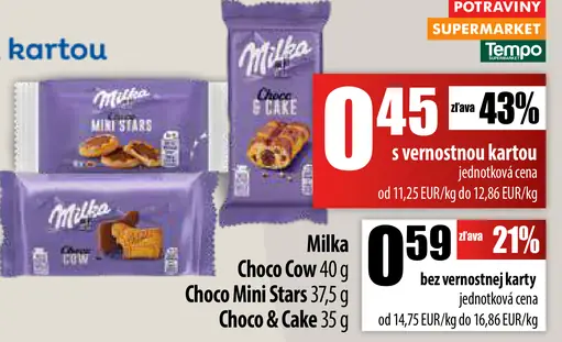 Milka Choco Cow Mini Stars