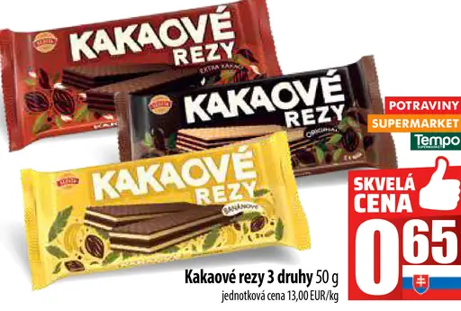 Kakaové rezy