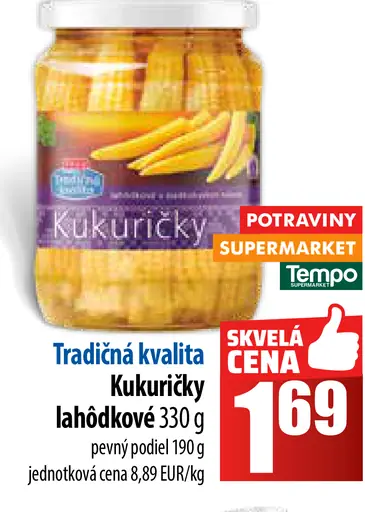 Tempo Klasik lahôdková kukurička