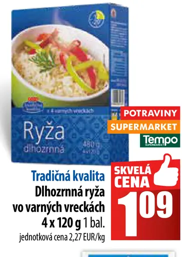 COOP Ryža dlhozrnná vo varných vreckách