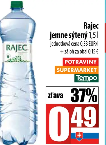 Rajec jemne sýtený
