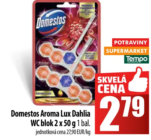 Domestos Aroma Lux Dahlia WC blok