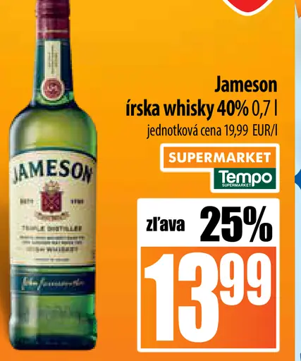 Jameson írská whisky