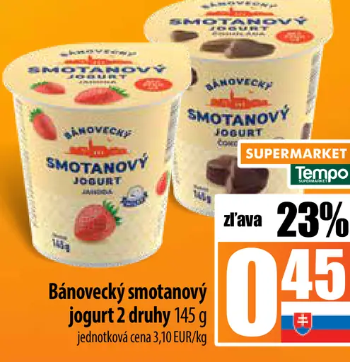 Bánovecký smotanový jogurt