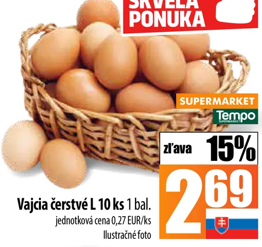 Čerstvé vajcia