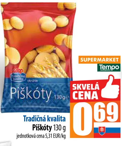 Tradičná kvalita Piškóty