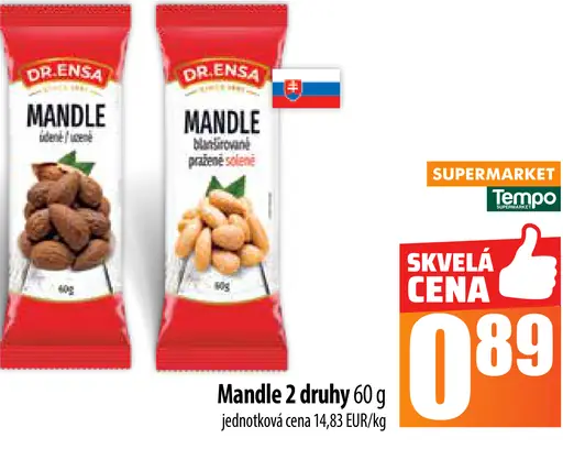 Dr. Ensa Mandle rôzne druhy