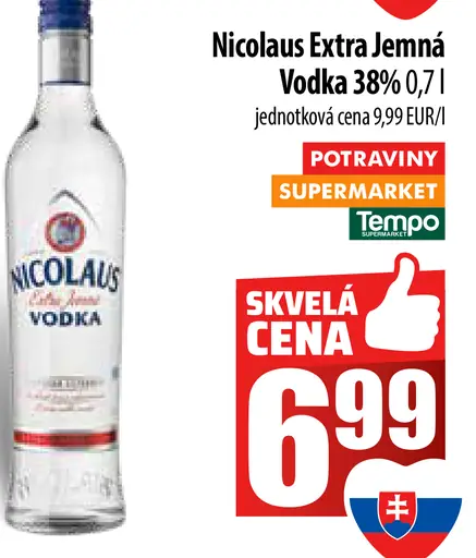 Nicolaus Extra Jemná Vodka
