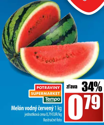 Melón vodný červený