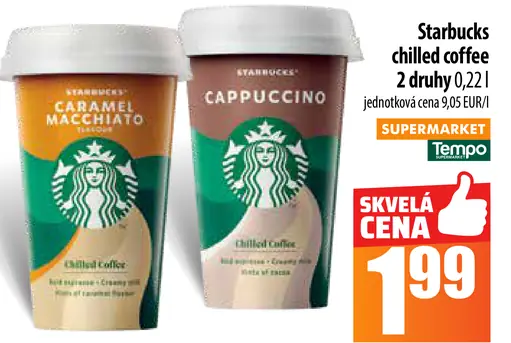 Starbucks chilled coffee 2 druhy