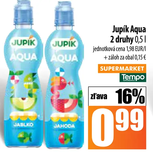 Jupík Aqua 2 druhy