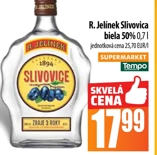 R. Jelínek Slivovica biela