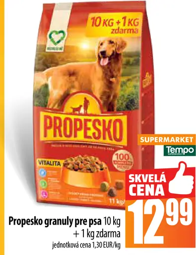 Propesko granuly pre psy