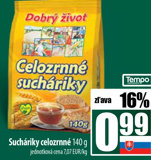 Dobrý život Sušienky celozrnné