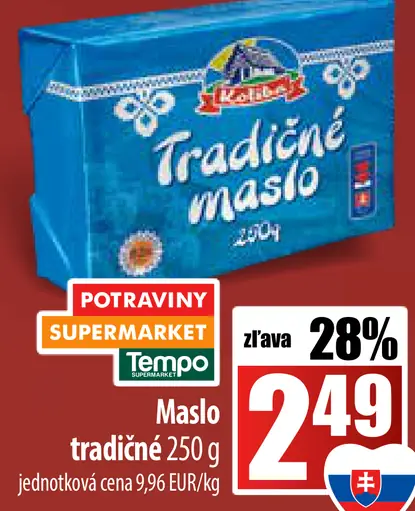 Tradičné maslo