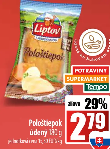 Liptov Pološtiepok údený