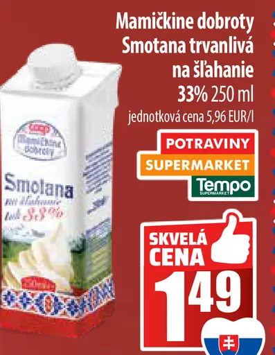 Koliba Smotana pochúťková kyslá 14%