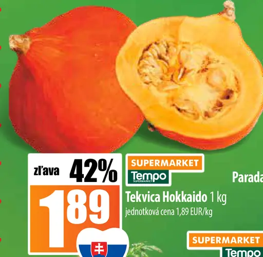 Tekvica Hokkaido