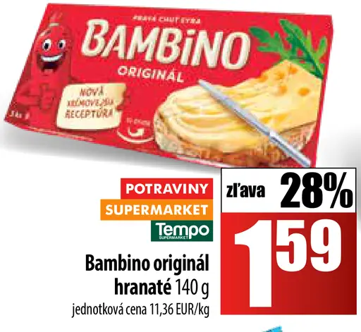 Bambino originál hranaté