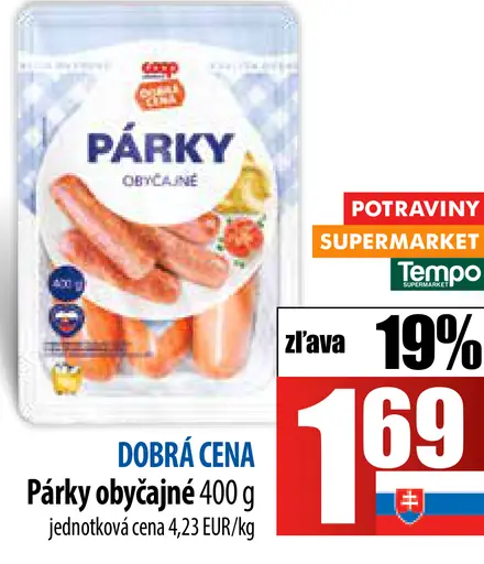 Coop Párky obyčajné