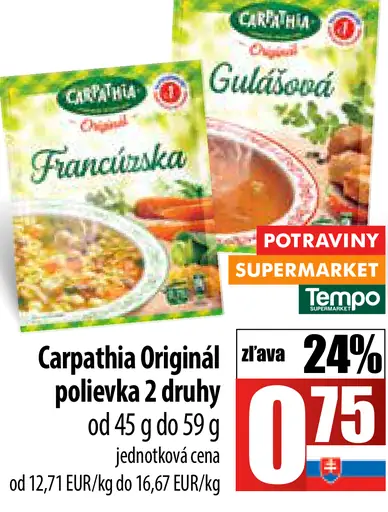 Carpathia Originál polievka