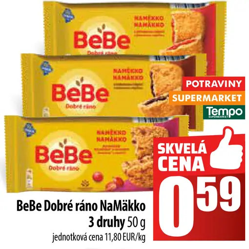 BeBe Dobré ráno NaMäkkko