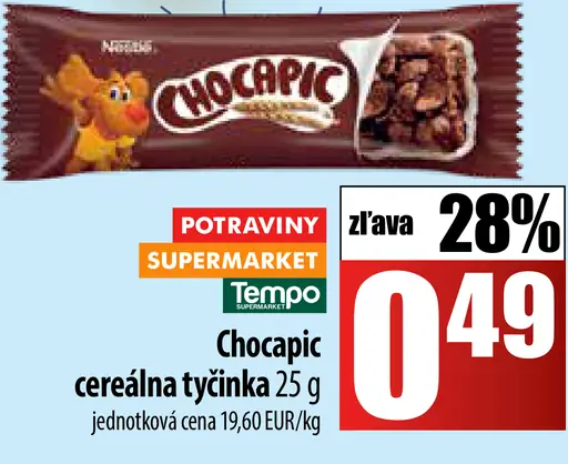 Chocapic cereálna tyčinka
