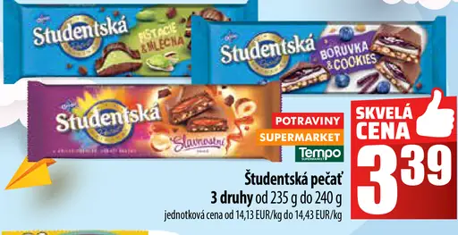 Študentská pečať čokoláda