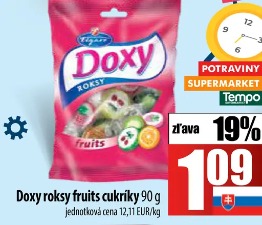 Doxy roksy fruits cukríky
