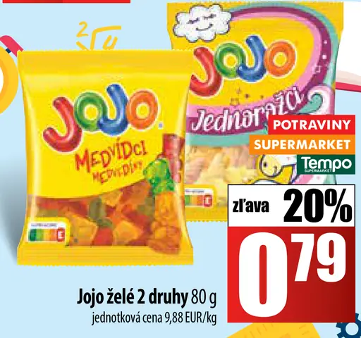Jojo želé medvedíci