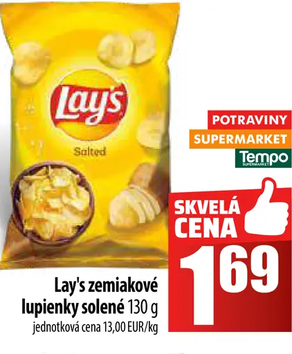 Lay's zemiakové solené lupienky