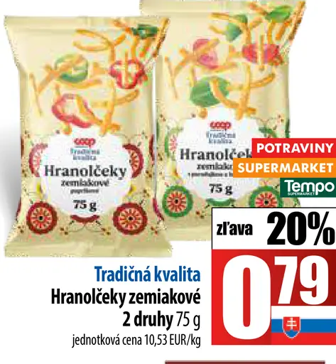 Tradičná kvalita Hranolčeky zemiakové