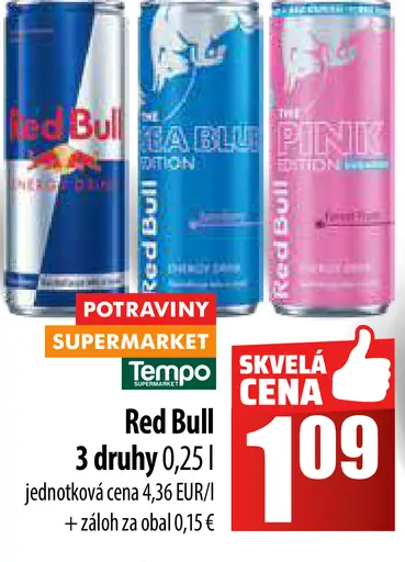 Red Bull plechovka