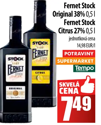 Fernet Stock Original 38%