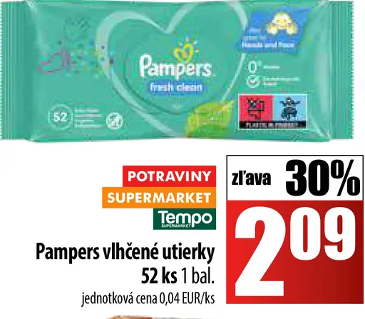 Pampers vlhčené utierky