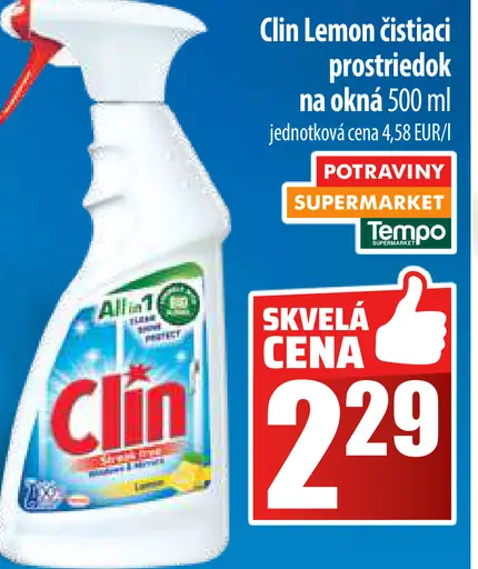 Clin Lemon čistiaci prostriedok