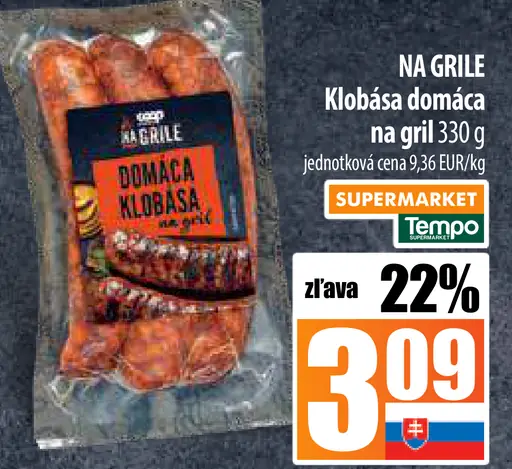 Klobása domáca na gril