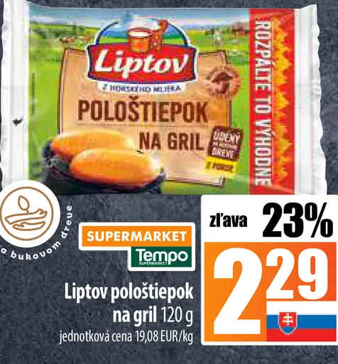 Liptov Pološtiepok na gril