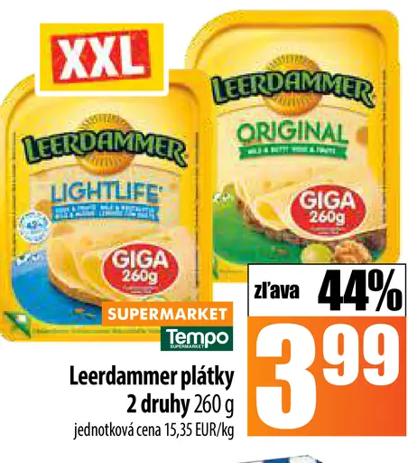 Leerdammer plátky