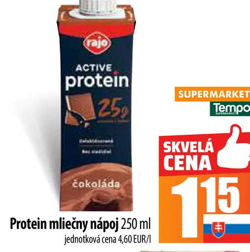 Protein mliečny nápoj čokoláda