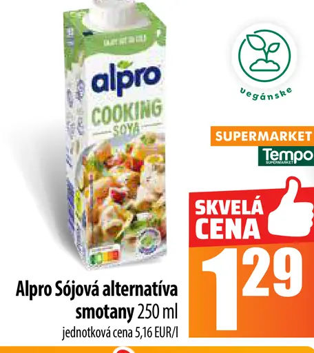 Alpro Sójová alternatíva smotany