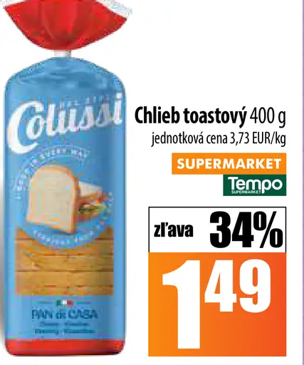 Chlieb toastový