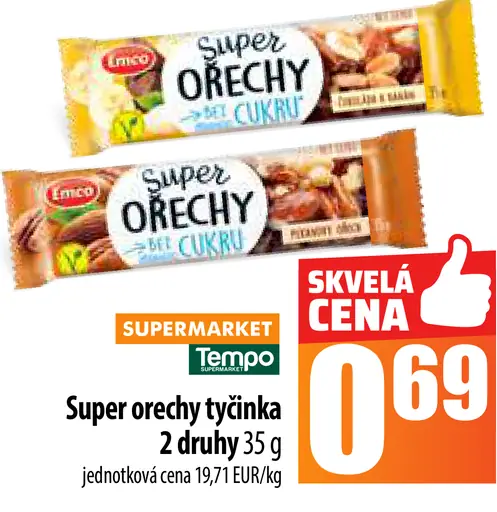 Super orechy tyčinka