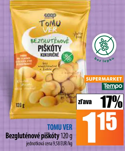 Bezlepkové Piškóty
