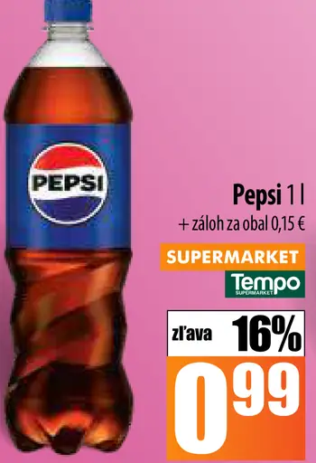 Pepsi sýtený nápoj