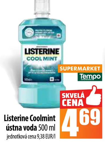 Listerine Coolmint ústna voda