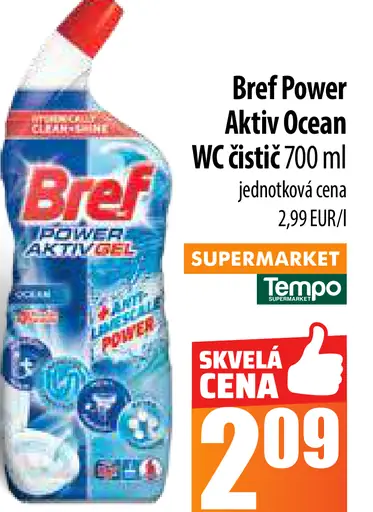 Bref Power Aktiv Ocean WC čistič