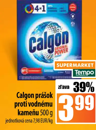 Calgon prášok proti vodnému kameňu